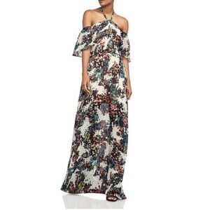 knee length dresses for ladies Lace & Jersey Gown Black / 4 main image 0